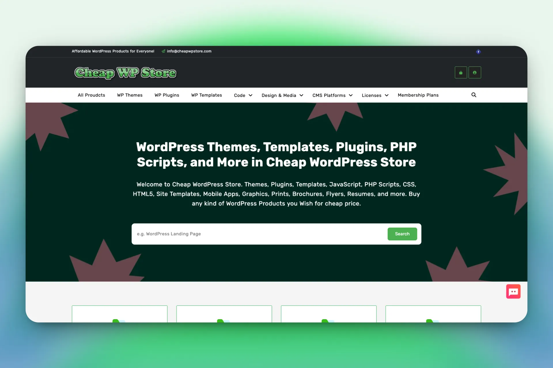 Cheap WordPress Store (Revamp) preview